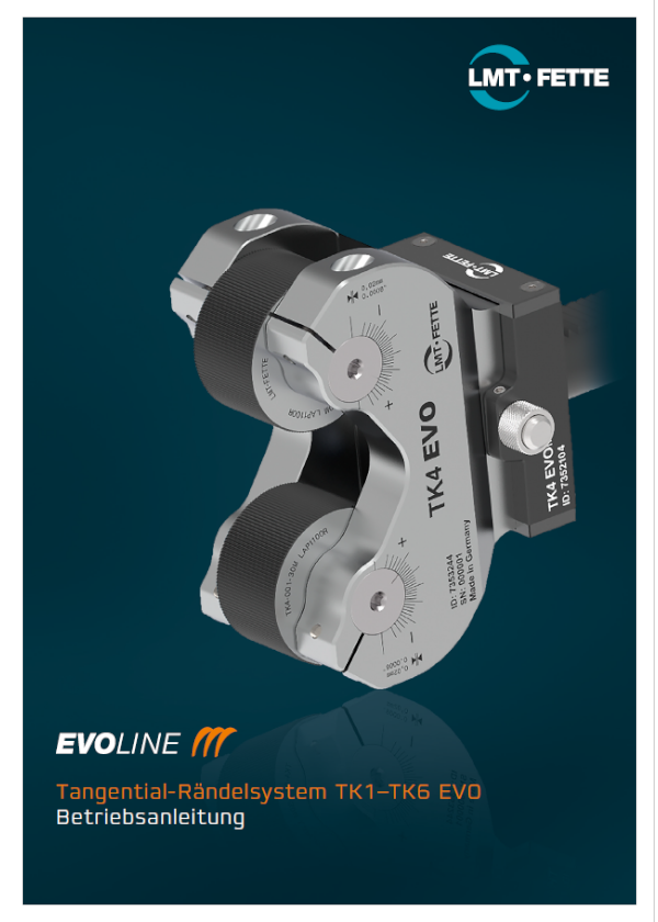 Operating Instruction Tangential Knurling TK1-TK6 EVO